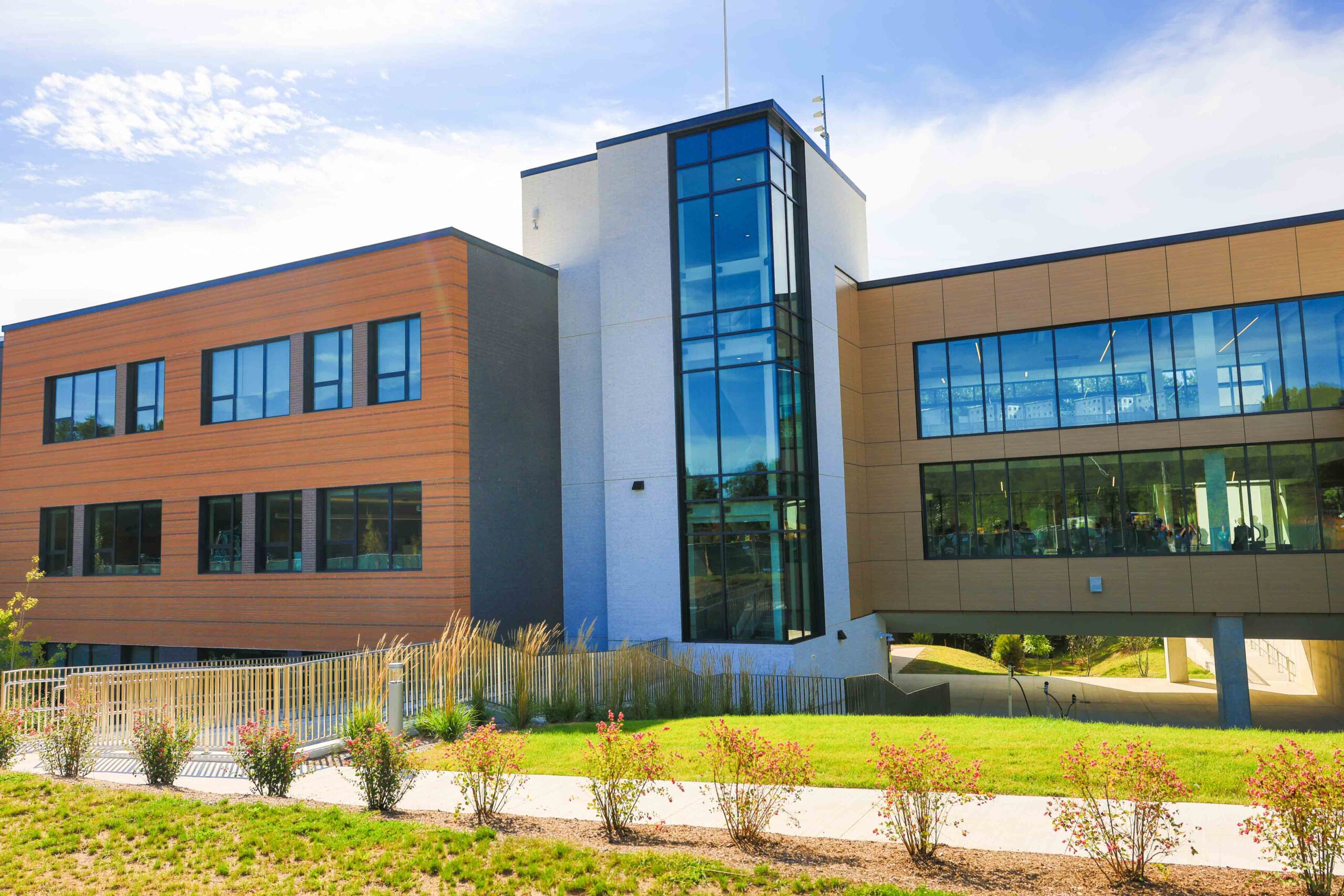 Alcott Elementary School Exterior Entrance