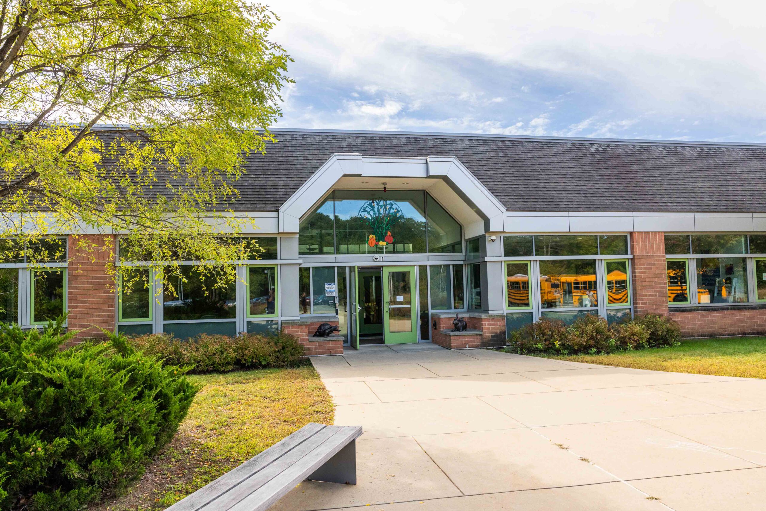 Alcott Elementary School Exterior Entrance